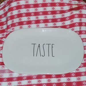 Rae Dunn by Magenta TASTE Oval Platter NWOT